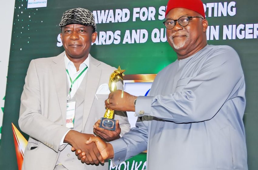  Mouka’s MD Earns Special Recognition of Excellence from Standards Organisation of Nigeria