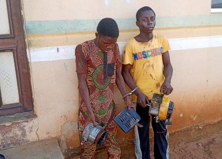  So-Safe Corps Apprehend Two for Theft, Recover Stolen Items in Ogun